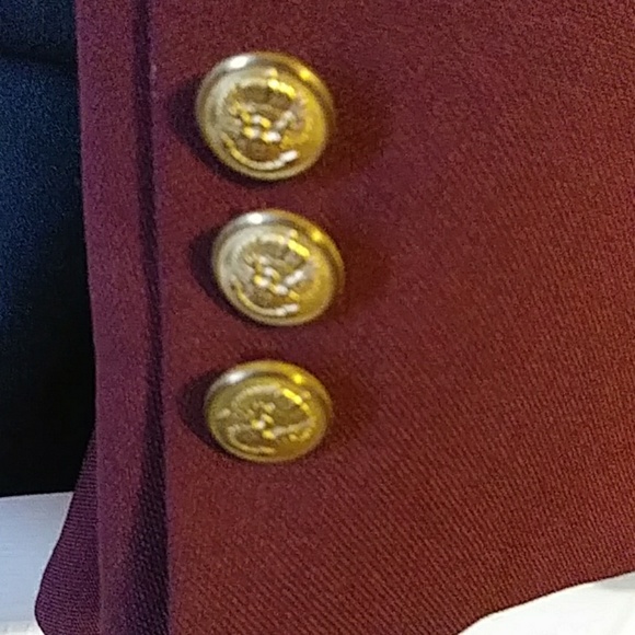 (Nwot)BURGUNDY SPORTS/LEISURE BLAZER - Picture 5 of 5